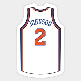 Larry Johnson New York Jersey Qiangy Sticker